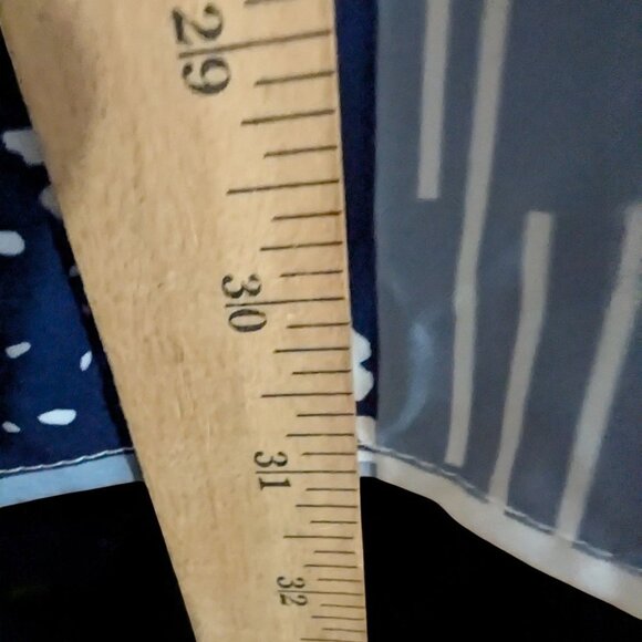 BUNDLE ONLY Blue White Top Plus Size 3XL XXX Checkered Plaid Blouse Shirt Button - Picture 6 of 7